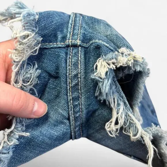 HOLLISTER Women's Denim Shorts W 26 Blue Casual Style - Picture 7 of 8